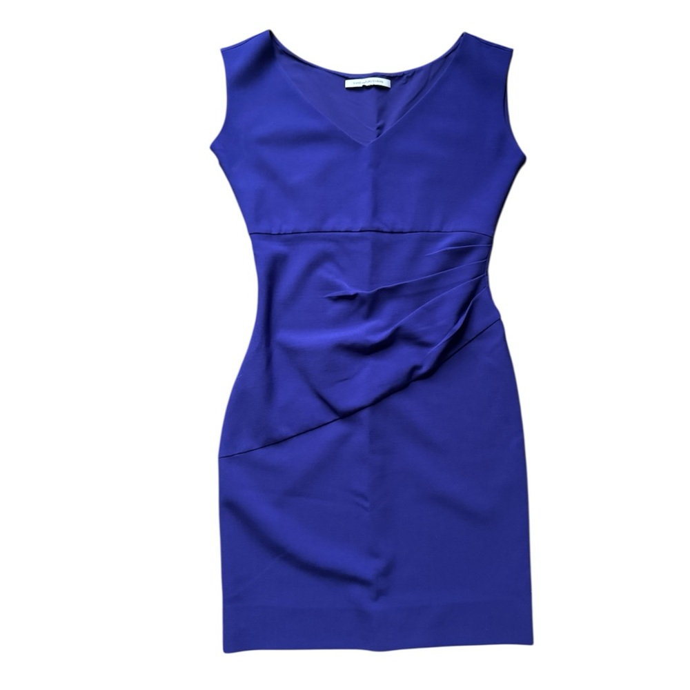 Diane Von Furstenburg Bevin Blue Mini Dress L